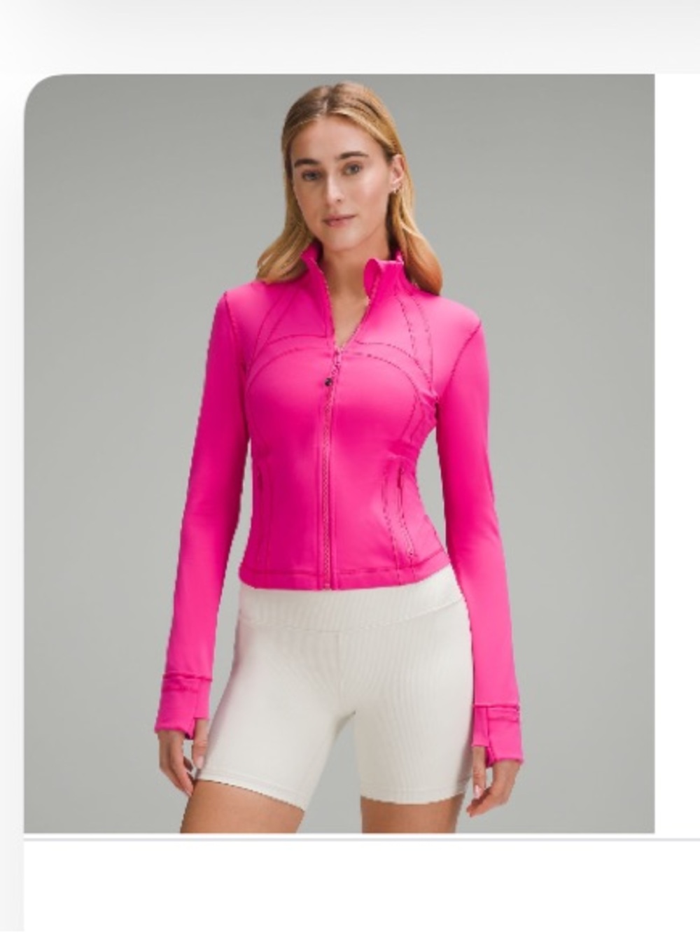 Lululemon Define Jacket Cropped Nulu size 4